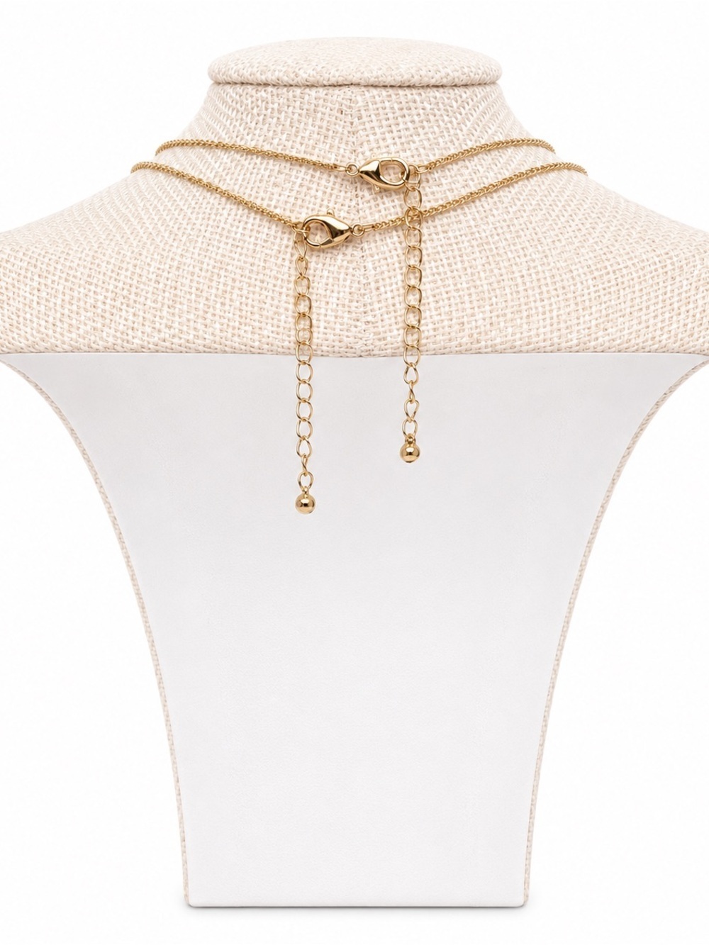Layered Gold Pendant Necklace Minimalist Disc Circle Dainty Everyday Jewelry - Picture 6 of 6
